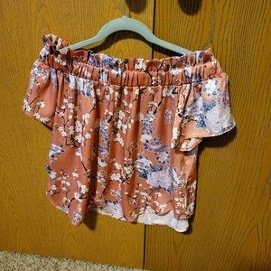 Short sleeve boutique blouse